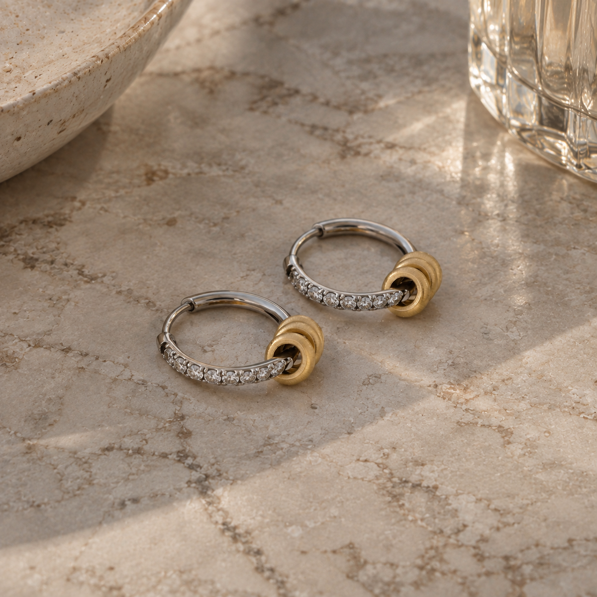 Boucles d'oreilles Arc