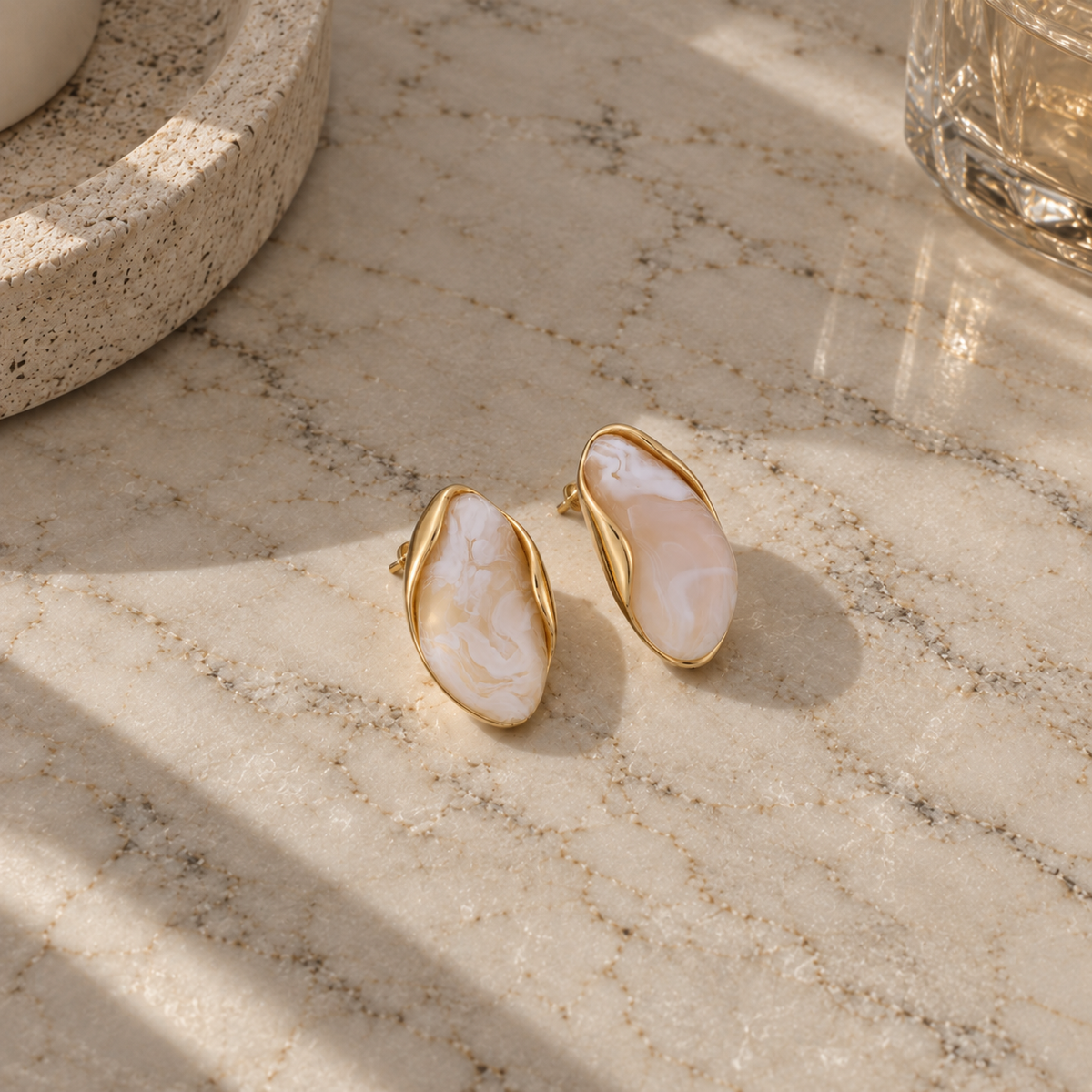Boucles d'oreilles Mirage givré