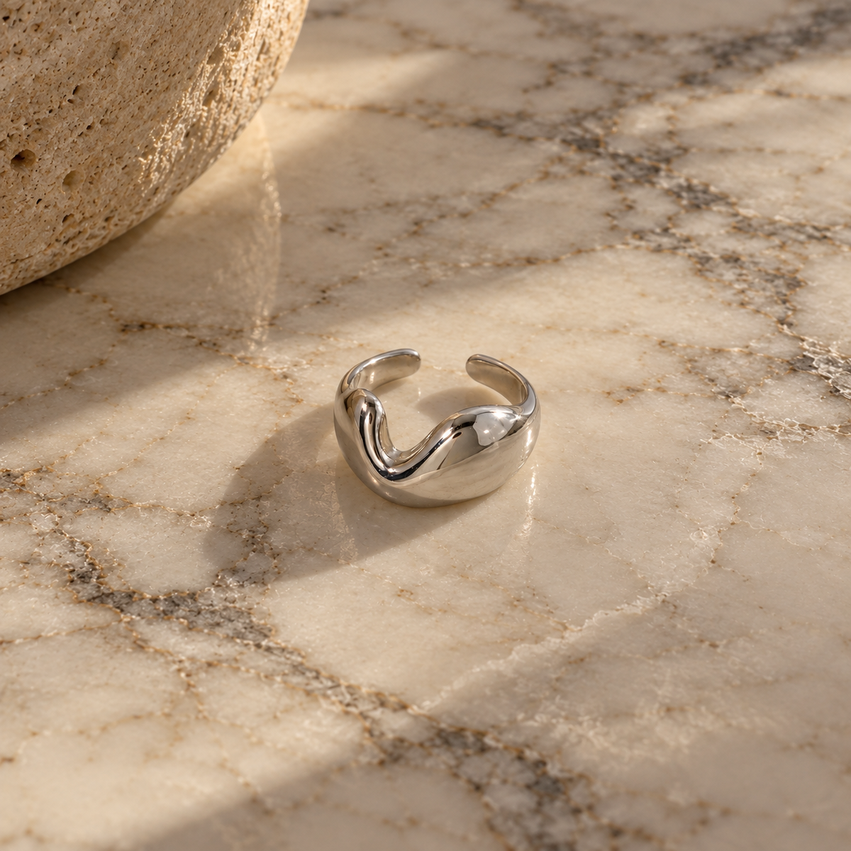 Wave Cuff Ring