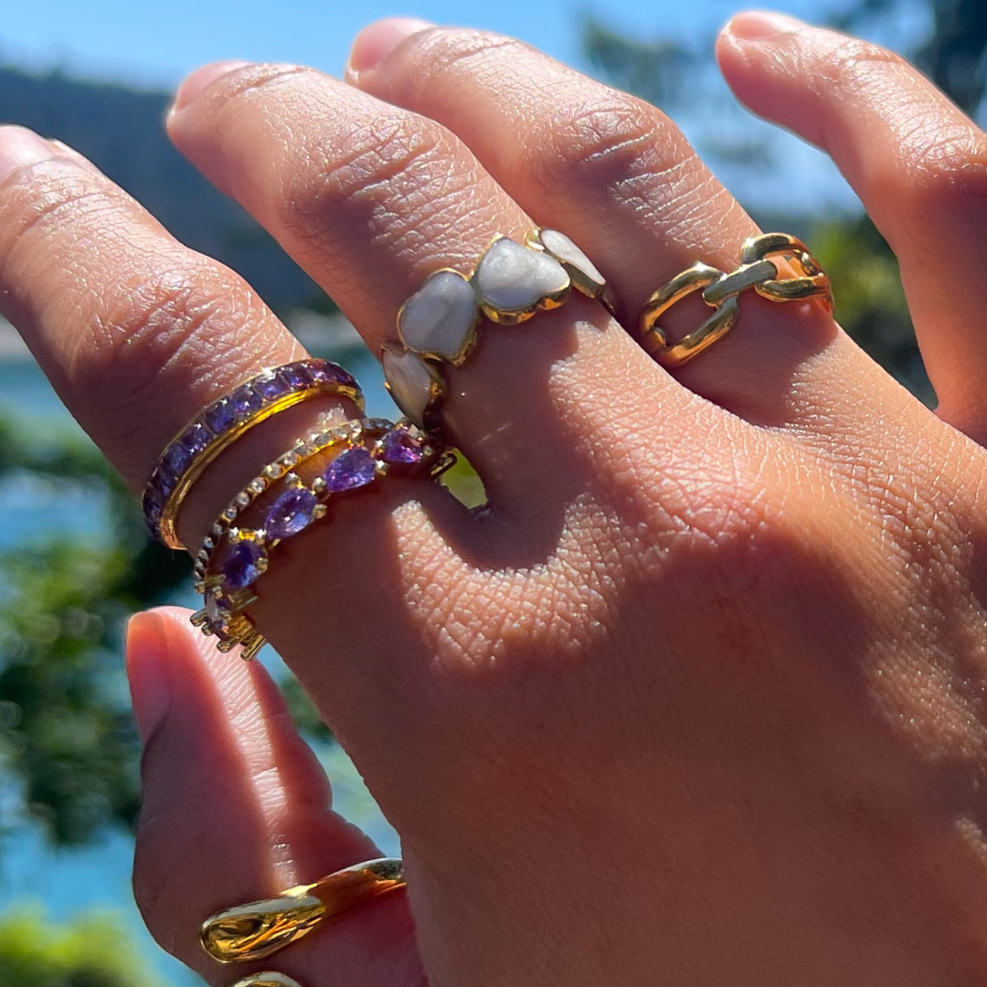 Hearts All Around Ring