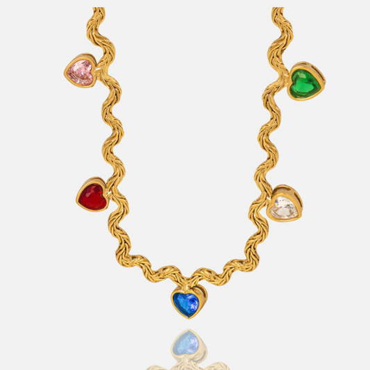 Twisted Heart Necklace