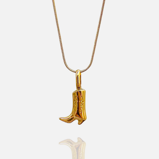 Cowboy Boots Necklace