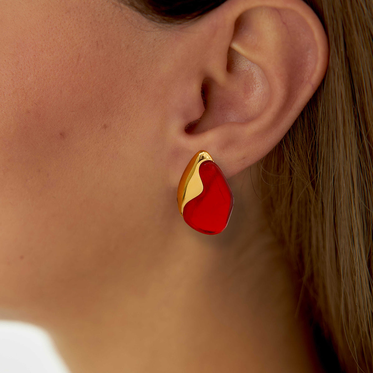 Fiery Drop Earrings