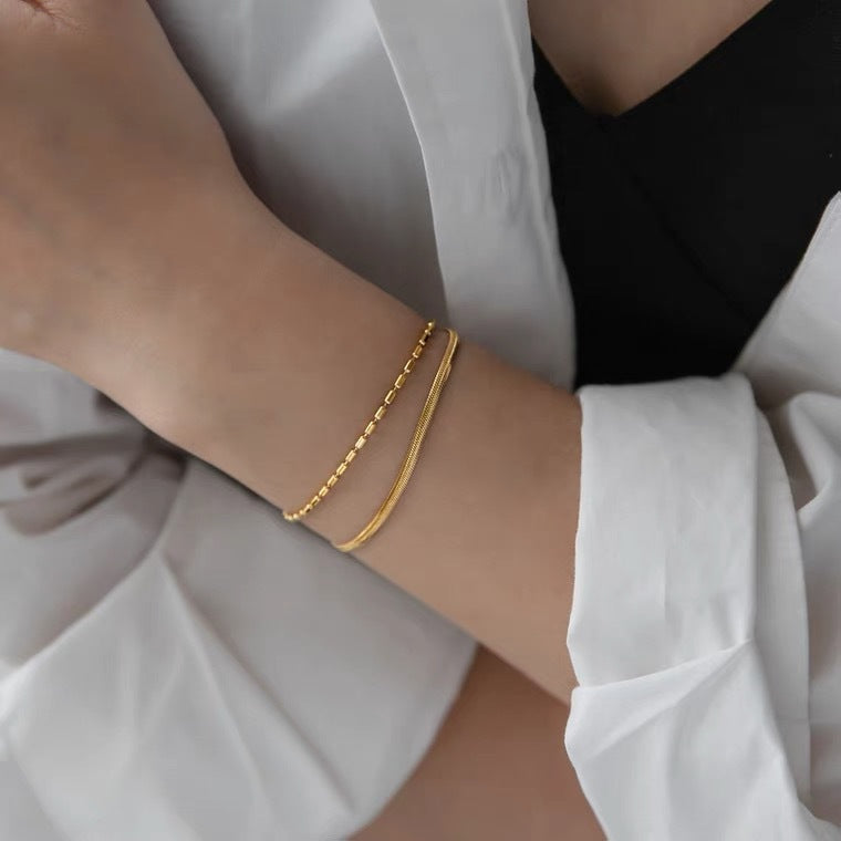 Serena Double Layered Bracelet