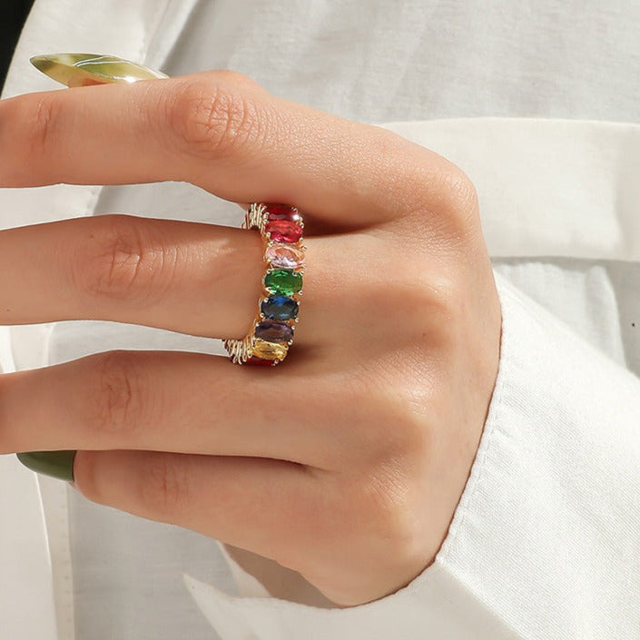 Multicolor Eclipse Ring