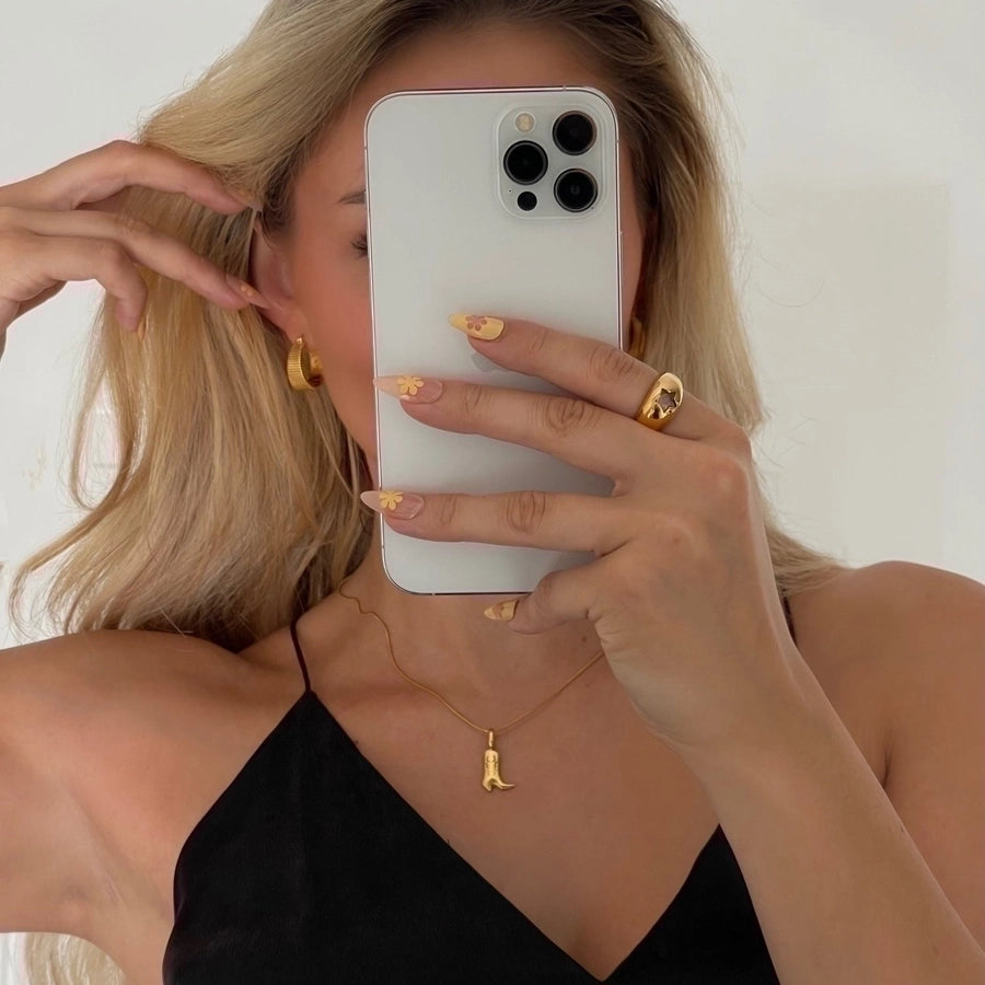 Cowboy Boots Necklace