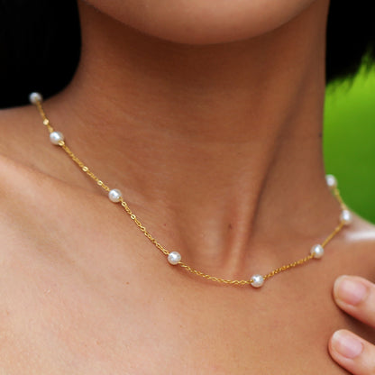 Celestial Pearl Necklace