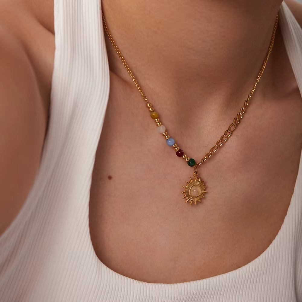 Golden Sunburst Necklace