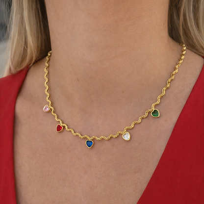 Twisted Heart Necklace