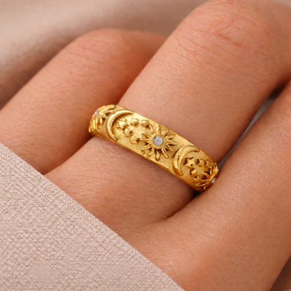 Sun Band Ring