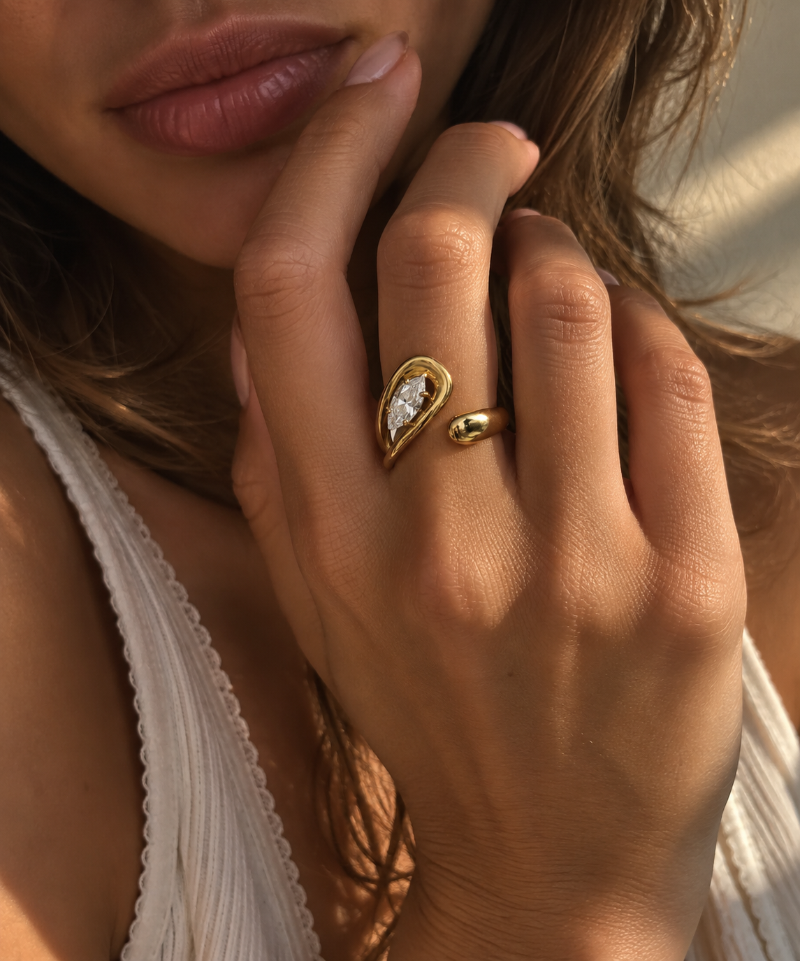 Bague marquise