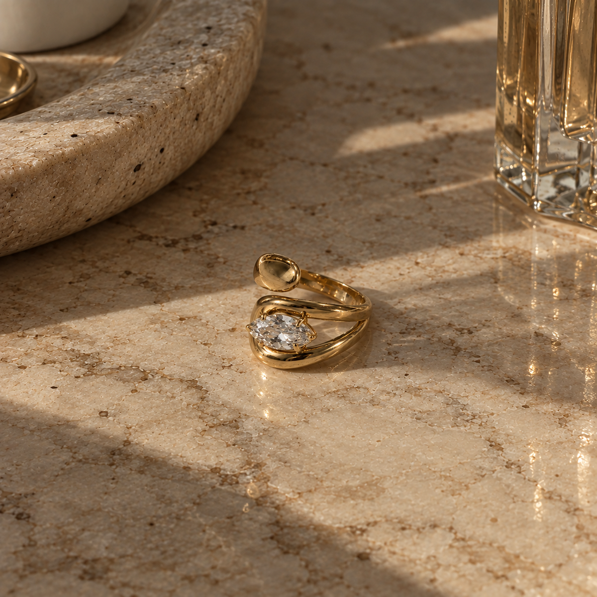 Bague marquise