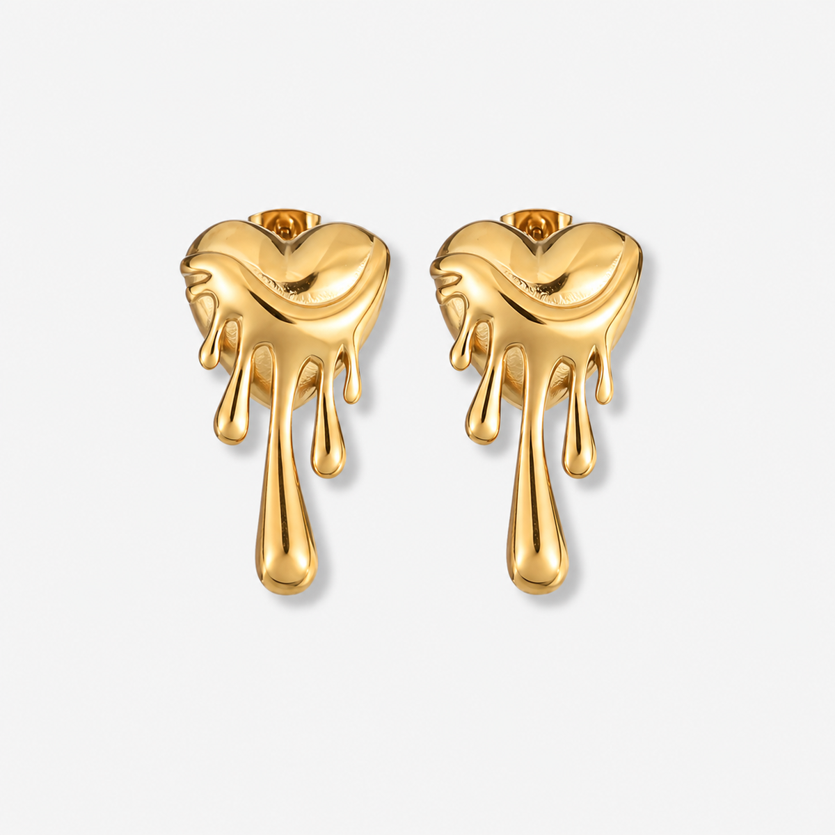 Boucles d'oreilles Cœur fondant