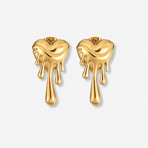 Melting Heart Earring