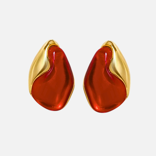 Fiery Drop Earrings