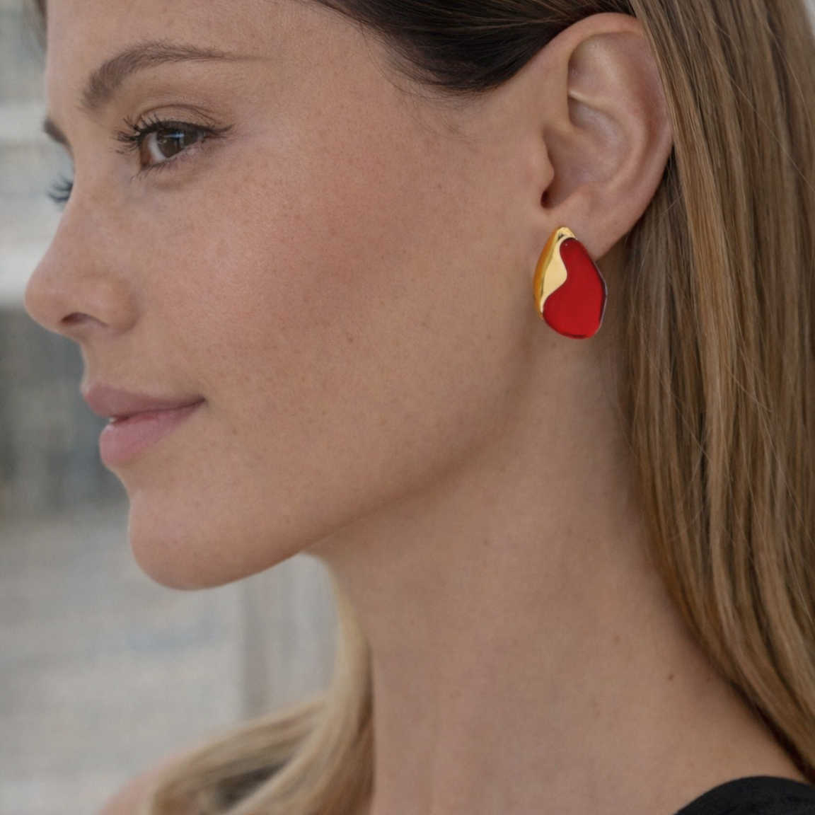 Fiery Drop Earrings