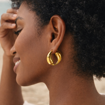 Marshmallow Milk Earrings