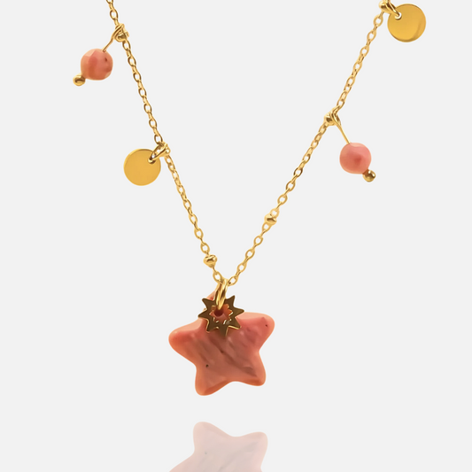 Pink Starlight Necklace