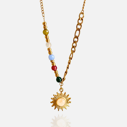 Golden Sunburst Necklace